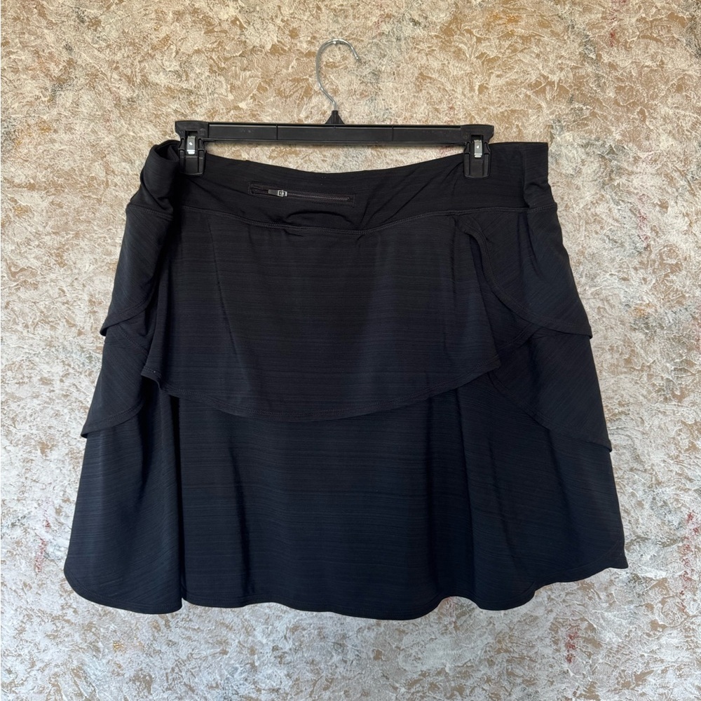Ideology Black A Line Swim Skirt